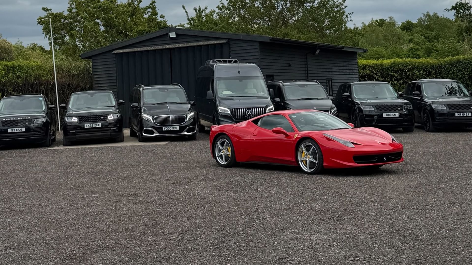 The Heylux chauffeur fleet at the company depot